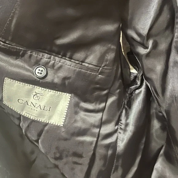 Canali Elegant Dark Blazer - Picture 6 of 6